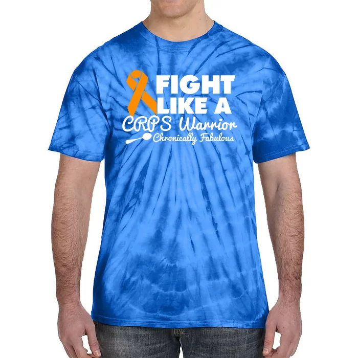 Fight Like A Crps Warrior Great Gift Tie-Dye T-Shirt