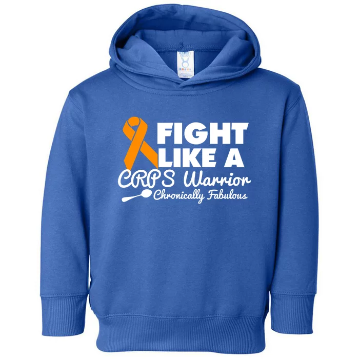 Fight Like A Crps Warrior Great Gift Toddler Hoodie