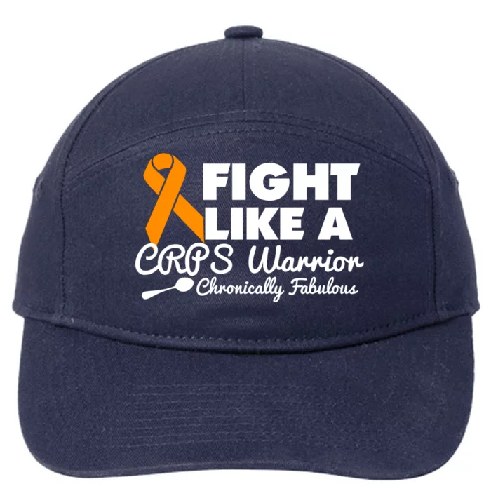 Fight Like A Crps Warrior Great Gift 7-Panel Snapback Hat