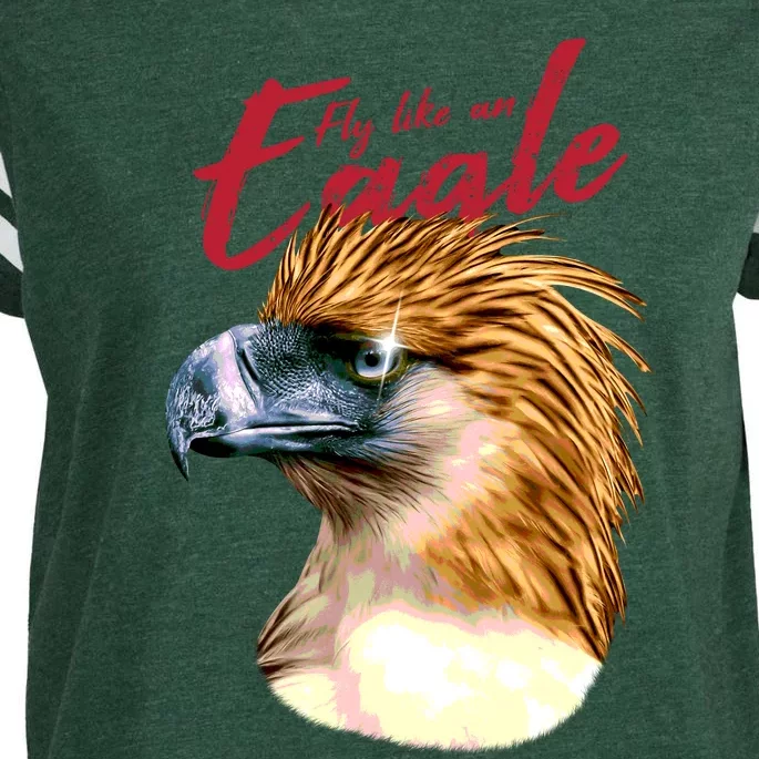 Fly Like An Eagle Enza Ladies Jersey Football T-Shirt