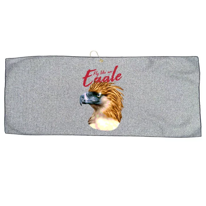 Fly Like An Eagle Large Microfiber Waffle Golf Towel