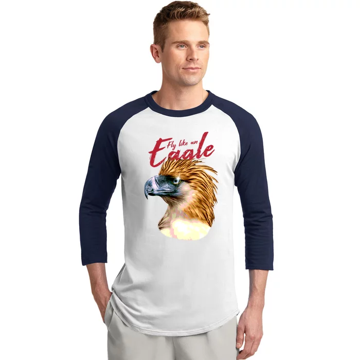 Fly Like An Eagle Baseball Sleeve Shirt