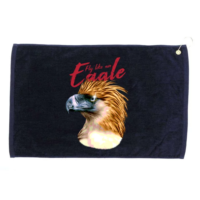 Fly Like An Eagle Grommeted Golf Towel