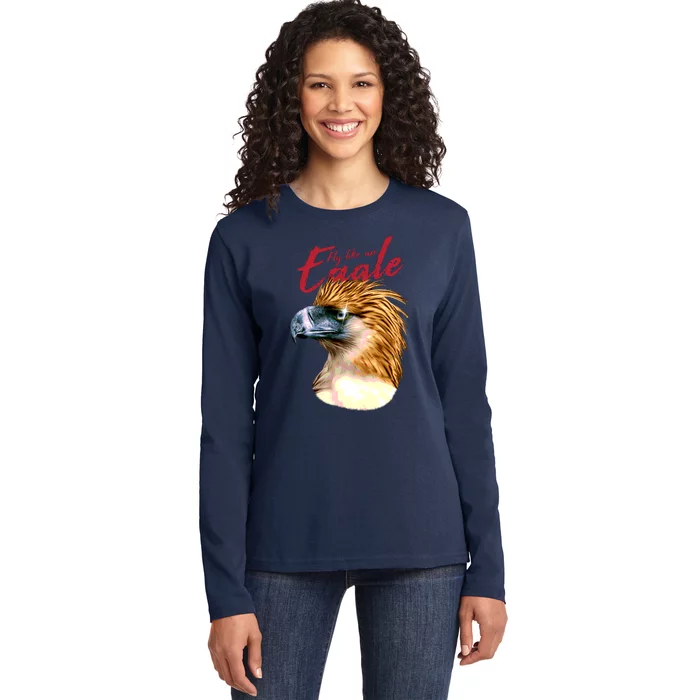 Fly Like An Eagle Ladies Long Sleeve Shirt