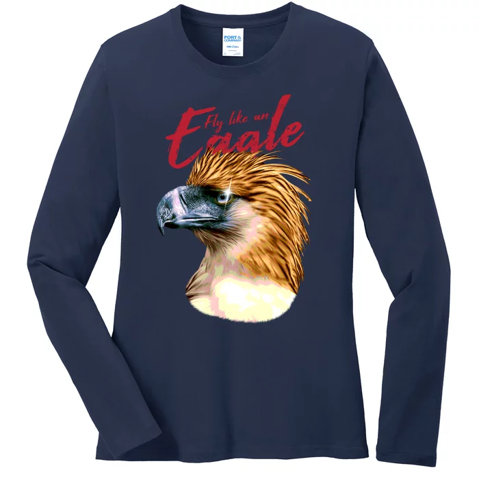 Fly Like An Eagle Ladies Long Sleeve Shirt