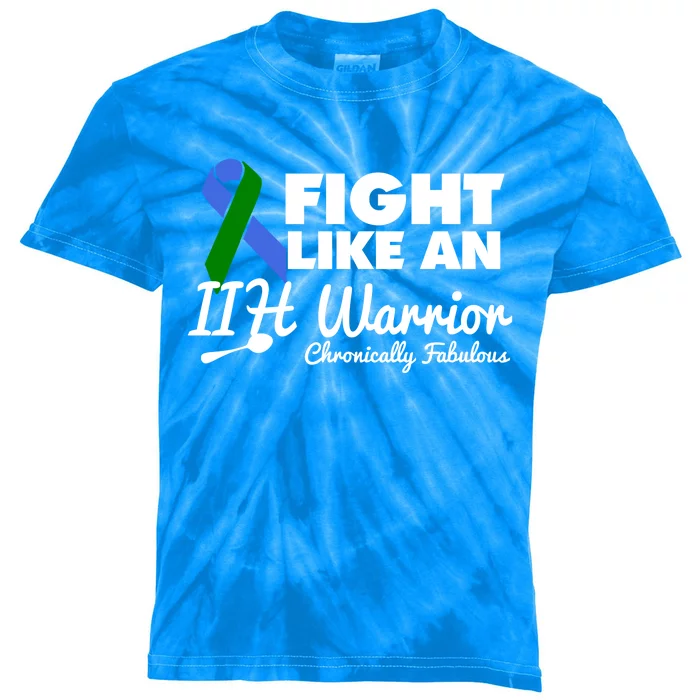 Fight Like An Iih Warrior Cute Gift Kids Tie-Dye T-Shirt