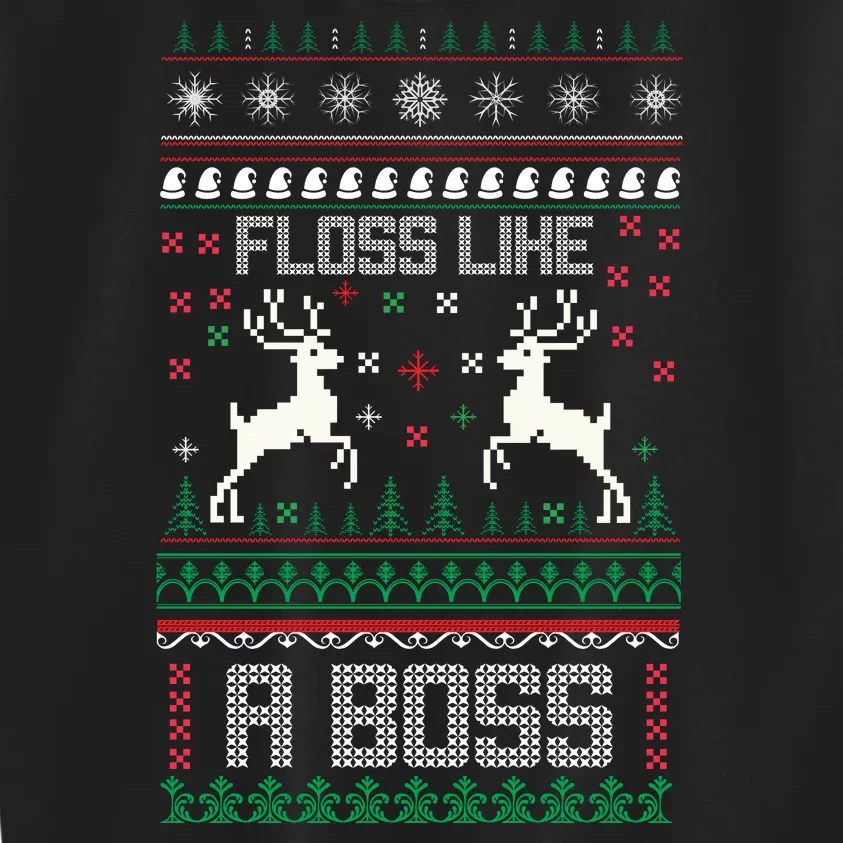 Floss Like A Boss Kids Sweatshirt