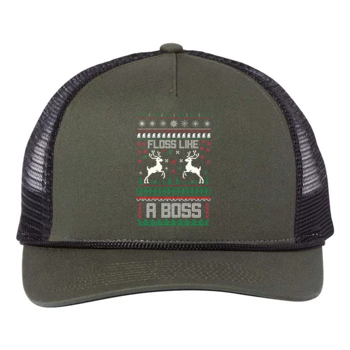 Floss Like A Boss Retro Rope Trucker Hat Cap