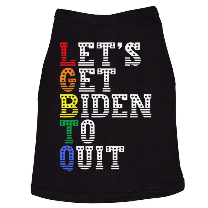 Funny LGBTQ Anti Biden Let's Get Biden To Quite Doggie Tank