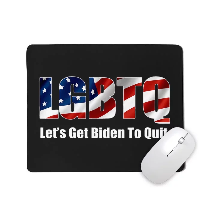 Funny Lgbtq Anti Biden LetS Get Biden To Quite Mousepad