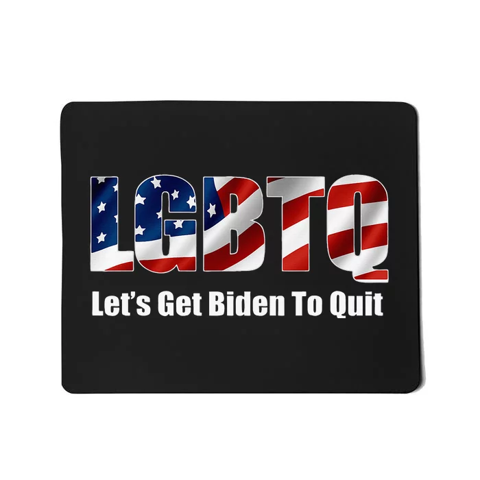 Funny Lgbtq Anti Biden LetS Get Biden To Quite Mousepad