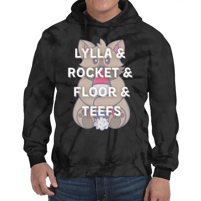 Funny Lylla and Rocket and Floor and Teefs Tie Dye Hoodie