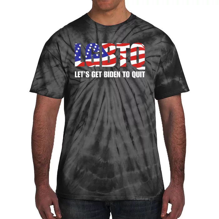 Funny LGBTQ Anti Biden Let's Get Biden To Quite Tie-Dye T-Shirt