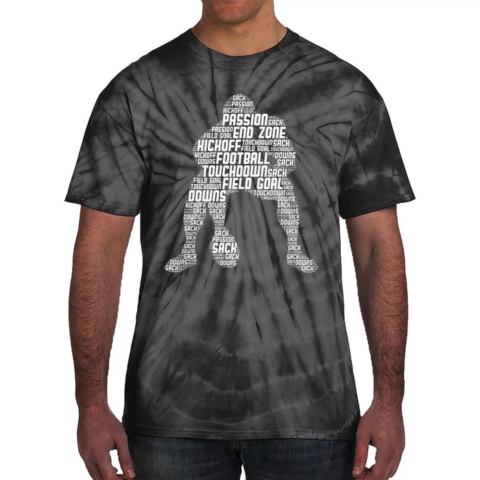 Football Lineman American Football Tie-Dye T-Shirt