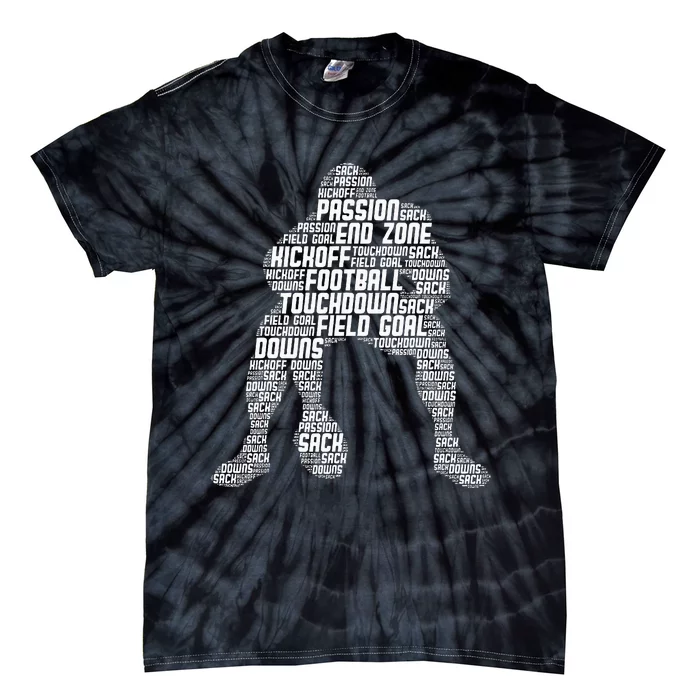 Football Lineman American Football Tie-Dye T-Shirt