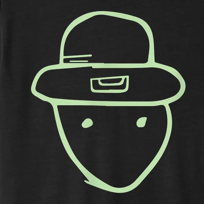 Funny Leprechaun Amateur Sketch Meme Irish St Patricks Day ChromaSoft Performance T-Shirt