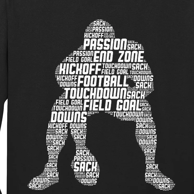 Football Lineman American Football Long Sleeve Shirt