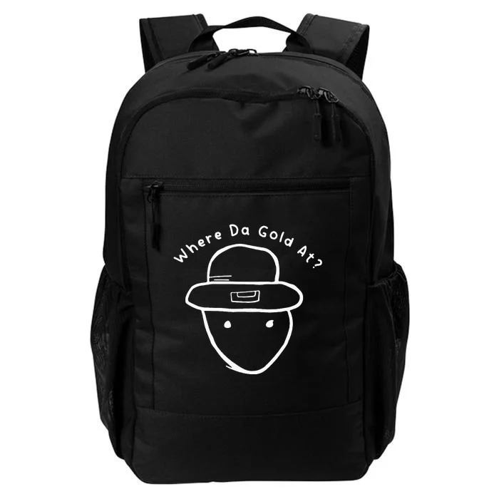 Funny Leprechaun Amateur Sketch Meme St Patricks Day 2024 Daily Commute Backpack