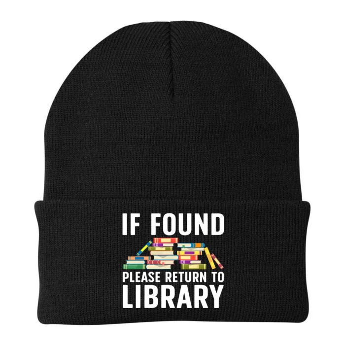 Funny Library Art Librarian Read Novel Lovers Knit Cap Winter Beanie