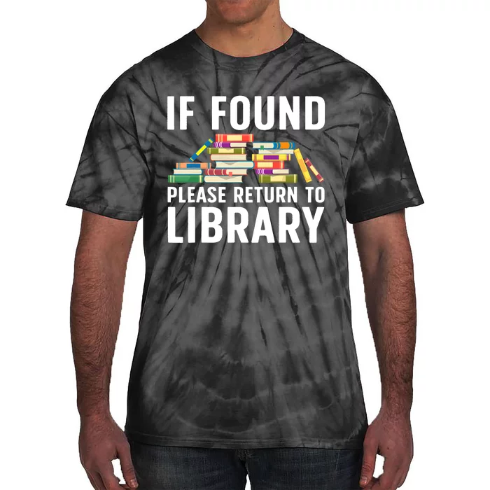 Funny Library Art Librarian Read Novel Lovers Tie-Dye T-Shirt