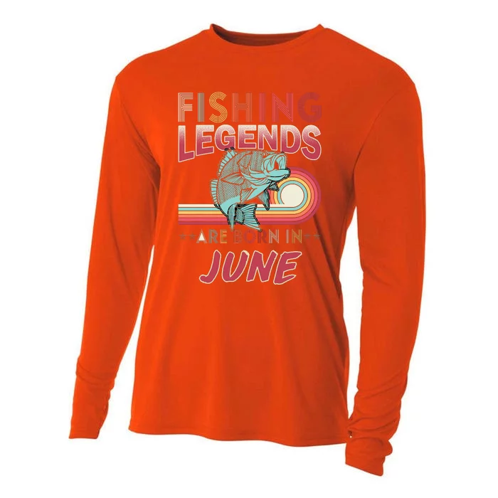 Fishing Legends Are Born In June Cooling Performance Long Sleeve Crew