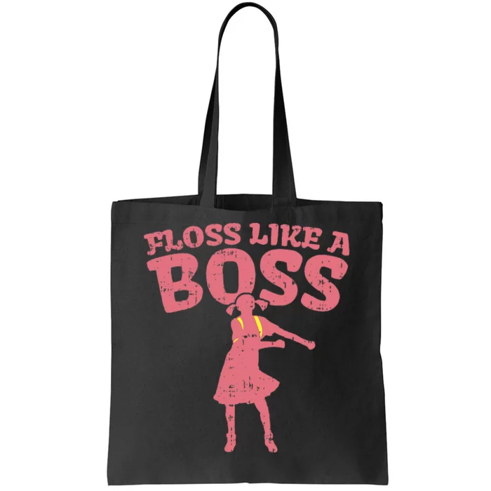 Floss Like A Boss Flossing Dance Girl Pink Tote Bag