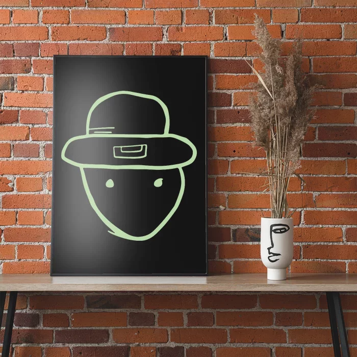 Funny Leprechaun Amateur Sketch Meme St Patricks Day 2024 Poster