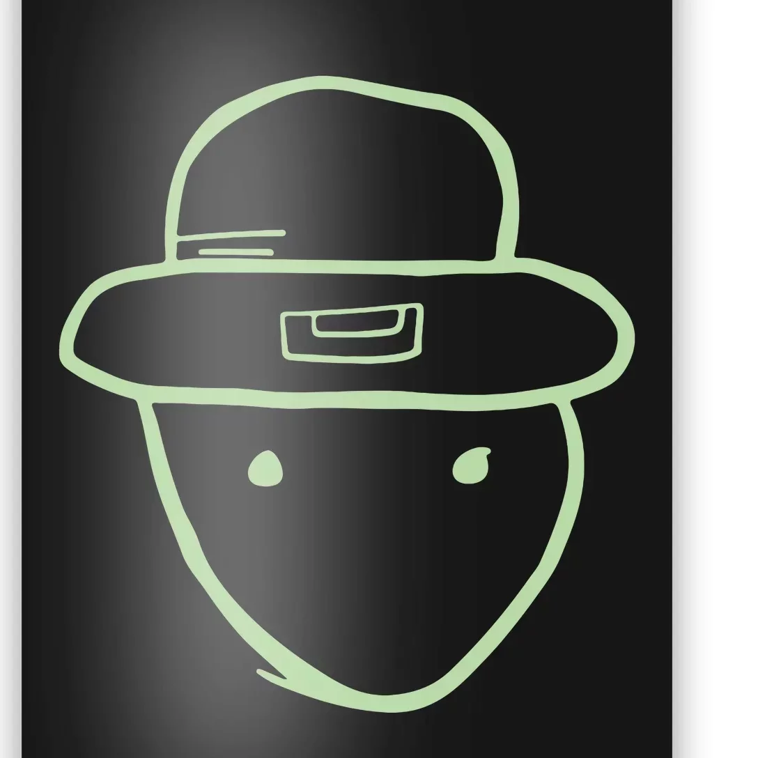 Funny Leprechaun Amateur Sketch Meme St Patricks Day 2024 Poster