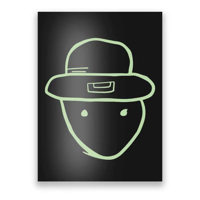 Funny Leprechaun Amateur Sketch Meme St Patricks Day 2024 Poster