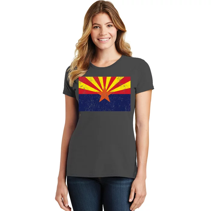 Flag of Arizona Vintage Women's T-Shirt