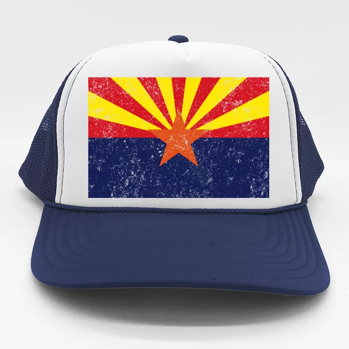 Flag of Arizona Vintage Trucker Hat