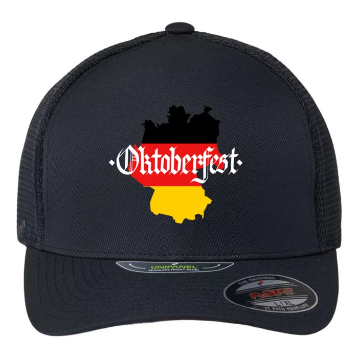 Flag of Oktoberfest Flexfit Unipanel Trucker Cap