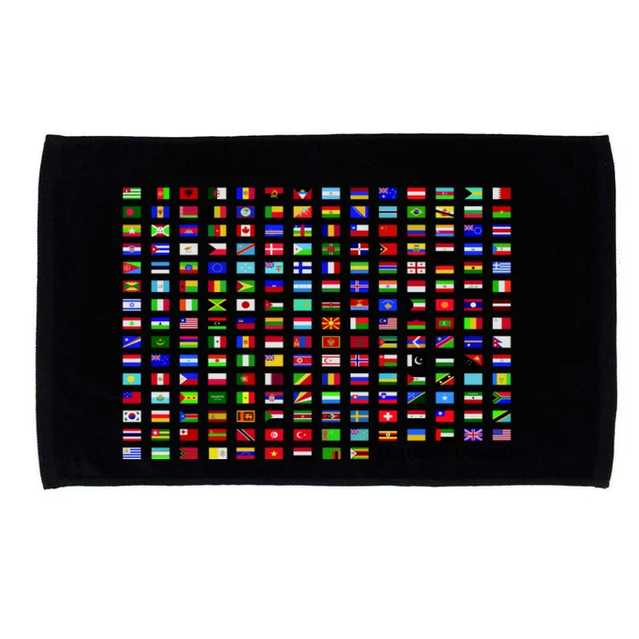 Flags of the World Microfiber Hand Towel