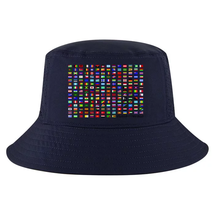 Flags of the World Cool Comfort Performance Bucket Hat