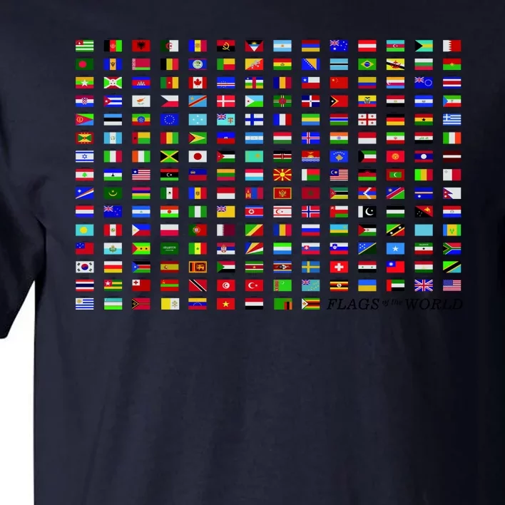 Flags of the World Tall T-Shirt