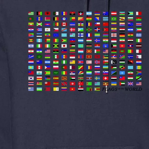 Flags of the World Premium Hoodie