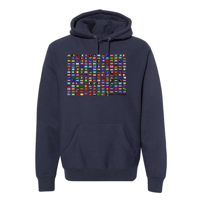 Flags of the World Premium Hoodie