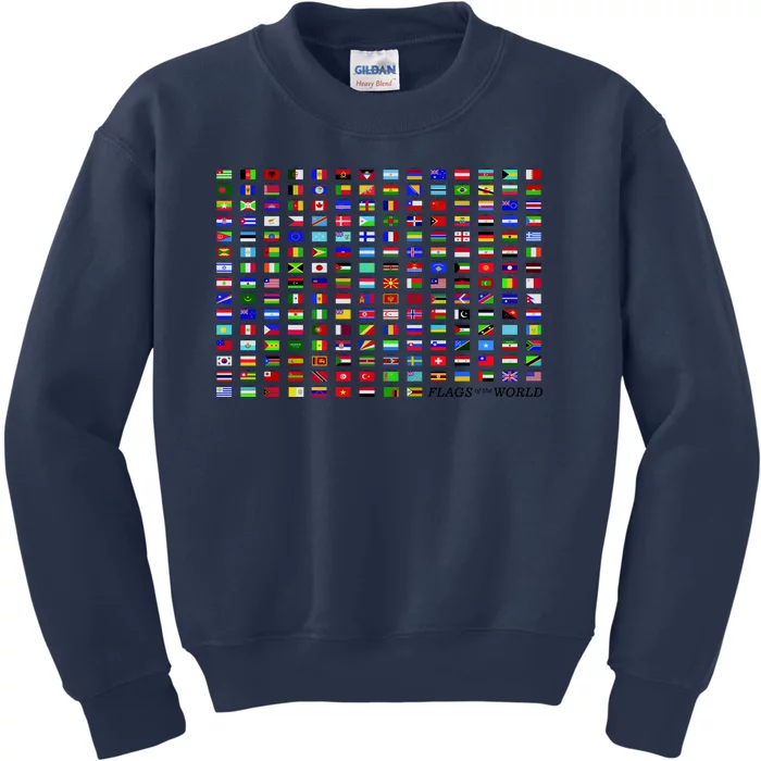 Flags of the World Kids Sweatshirt