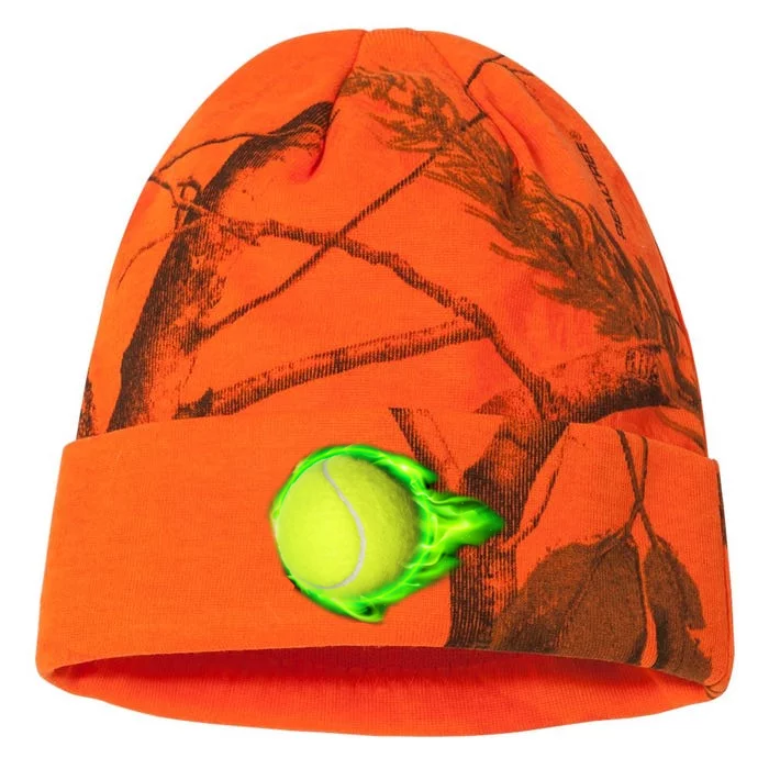 Flaming Tennis Ball Kati - 12in Camo Beanie