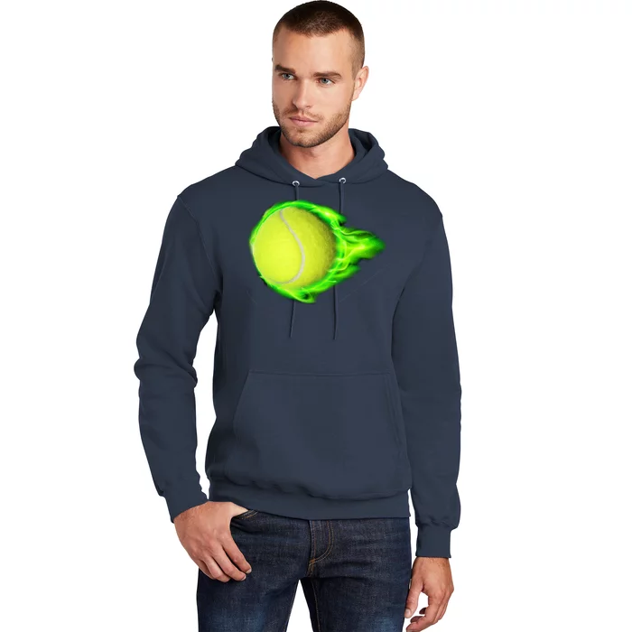 Flaming Tennis Ball Hoodie