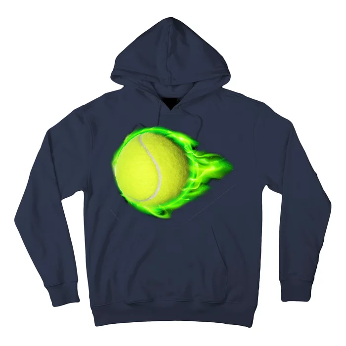 Flaming Tennis Ball Hoodie