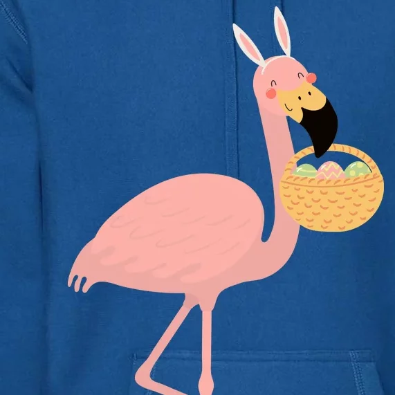 Flamingo Easter Egg Premium Hoodie