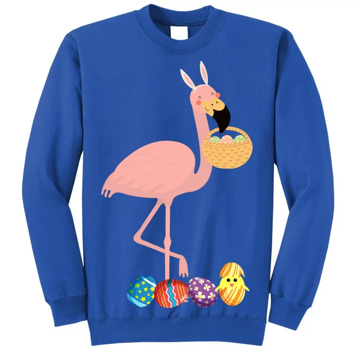 Flamingo Easter Egg Tall Sweatshirt