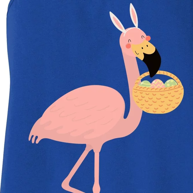 Flamingo Easter Egg Women's Racerback Tank