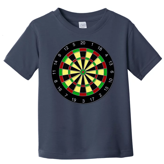 Flat Dart Board Gaming Toddler T-Shirt