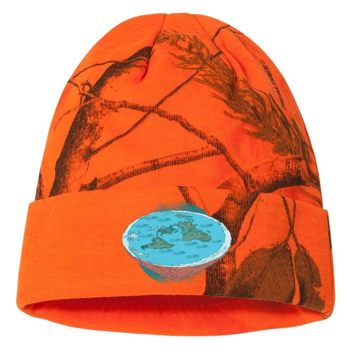 Flat Earth Theory Kati - 12in Camo Beanie