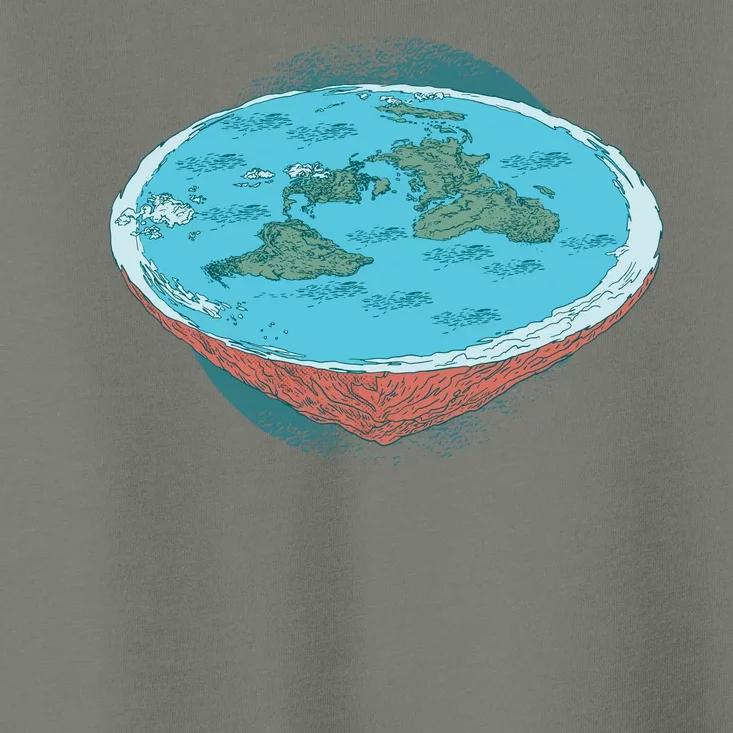 Flat Earth Theory Toddler T-Shirt