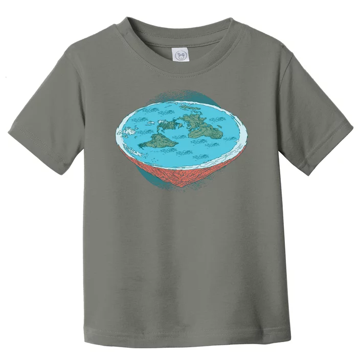 Flat Earth Theory Toddler T-Shirt