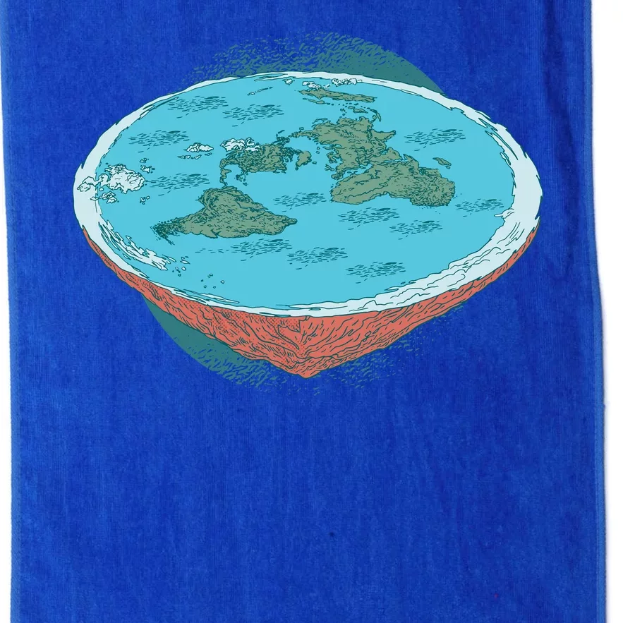 Flat Earth Theory Platinum Collection Golf Towel