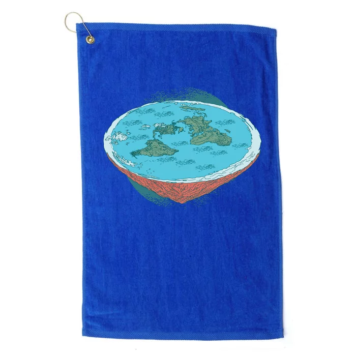 Flat Earth Theory Platinum Collection Golf Towel